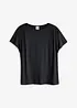T-shirt met plooitjes, bonprix