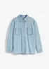 Oversized spijkerblouse, bonprix