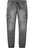 Regular fit jogging jeans met cargozakken, straight, bonprix