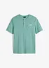 Henley shirt met comfort fit van puur biologisch katoen, korte mouw, bonprix