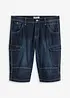 Lichte jeans cargo bermuda, relaxed fit, bonprix
