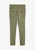 Cargo broek van elastisch katoenmix, bonprix