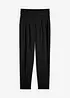 High waist paperbag broek, cropped, bonprix