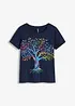 T-shirt met print van biologisch katoen, bonprix