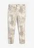 7/8 stretch broek met print, bonprix