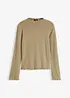 Geribde longsleeve, bonprix