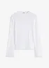 Geribde longsleeve, bonprix