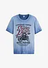 T-shirt van biologisch katoen in washed out look, bonprix