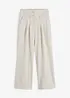 Wijd uitlopende broek met high waist, bonprix