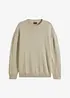 Trui met ronde hals, loose fit, bonprix