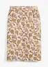 Twill rok met knopen, bonprix
