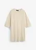 Oversized longshirt van biologisch katoen, bonprix