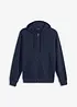 Sweatvest met capuchon en ritssluiting, bonprix