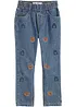 Jongens stretch jeans met borduursel, regular fit, bonprix