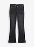 Thermo bootcut jeans, high waist, bonprix