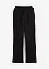 Thermo outdoor joggingbroek met fleece voering, wijd model, bonprix