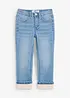 Meisjes thermojeans met jersey voering, slim fit, bonprix
