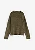 Oversized trui van zachte chenille, bonprix