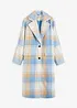 Lange oversized jas in wollen look, bonprix