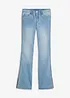 Flared jeans met mid waist en stretch, bonprix