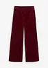 Wijde corduroy broek met high-waist comfortband, bonprix