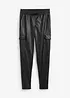 Imitatieleren cargo broek, bonprix