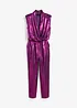 Jumpsuit met glanzende print, bonprix