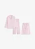 Geweven pyjama van flanel met cadeauzakje (3-dlg. set), bonprix