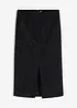 Corduroy rok met split, bonprix
