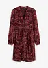 Gedessineerde jurk van chiffon, bonprix