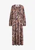 Jersey jurk met drapering bij de hals, bonprix