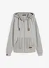 Sweatvest met gebreide capuchon en zakken, bonprix