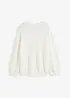 Oversized trui met diep rugdecolleté, bonprix