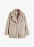 Lange teddy jas, bonprix
