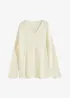 Oversized trui van een wolmix, bonprix