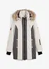 Lange outdoor jas met imitatiebont, waterafstotend, bonprix