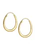 Elli creolen van 925 sterling zilver, verguld, elli