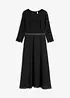 Midi jurk van lichte chiffon met kanten lijfje, bonprix