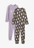 Meisjes pyjama van biologisch katoen (4-dlg. set), bonprix