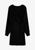 Gebreide jurk met V-hals, bonprix