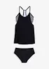 Lange tankini in layerlook (2-dlg. set), bonprix