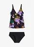 Tankini (2-dlg. set) met V-halslijn, bonprix