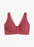 Gewatteerde Feel Comfort lasercut bh zonder beugel met sluiting aan de voorkant, bonprix