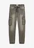 Slim fit cargo instapjeans, straight, bonprix