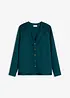 Crêpe blouse met kant, bonprix