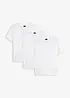 T-shirt met V-hals (set van 3), bonprix