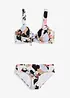 Minimizer beugel bikini met gerecycled polyamide (2-dlg. set), bonprix