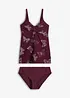 Lange tankini met V-hals (2-dlg. set), bonprix