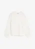 Oversized sweater van katoen, bonprix