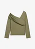 Longsleeve met plooitjes, bonprix